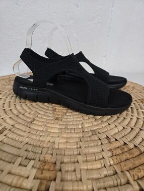 Skechers Memory Foam Black Sandals
